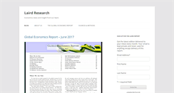 Desktop Screenshot of lairdresearch.com